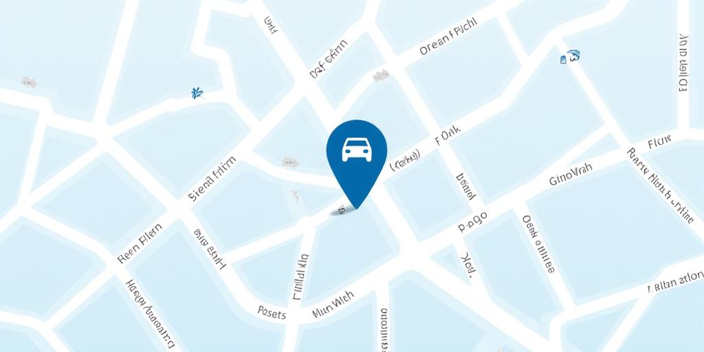 플럭스 카워시 강남점 위치를 나타내는 지도 이미지